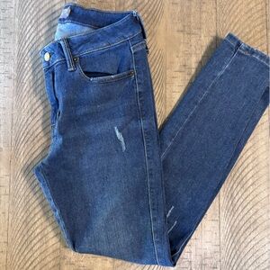 Just USA Distressed Blue Skinny Jeans
